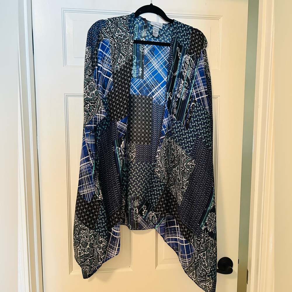 Catherines Multicolor Patterned Kimono